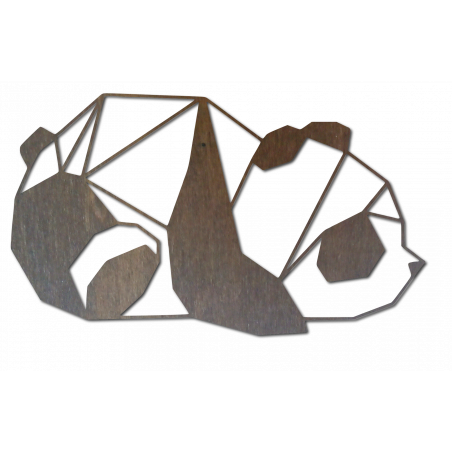 hnědý obraz na zeď panda hnědý obraz na zeď panda