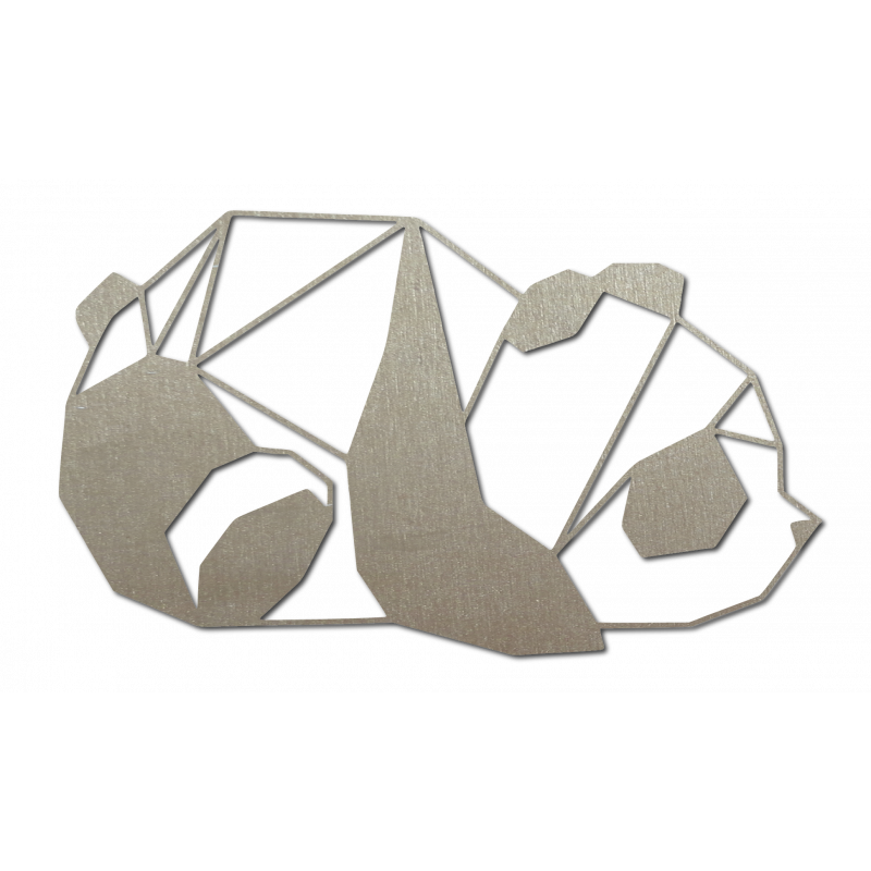 SENTOP Vyřezávaný obraz na zeď medvěd PR0242 černý