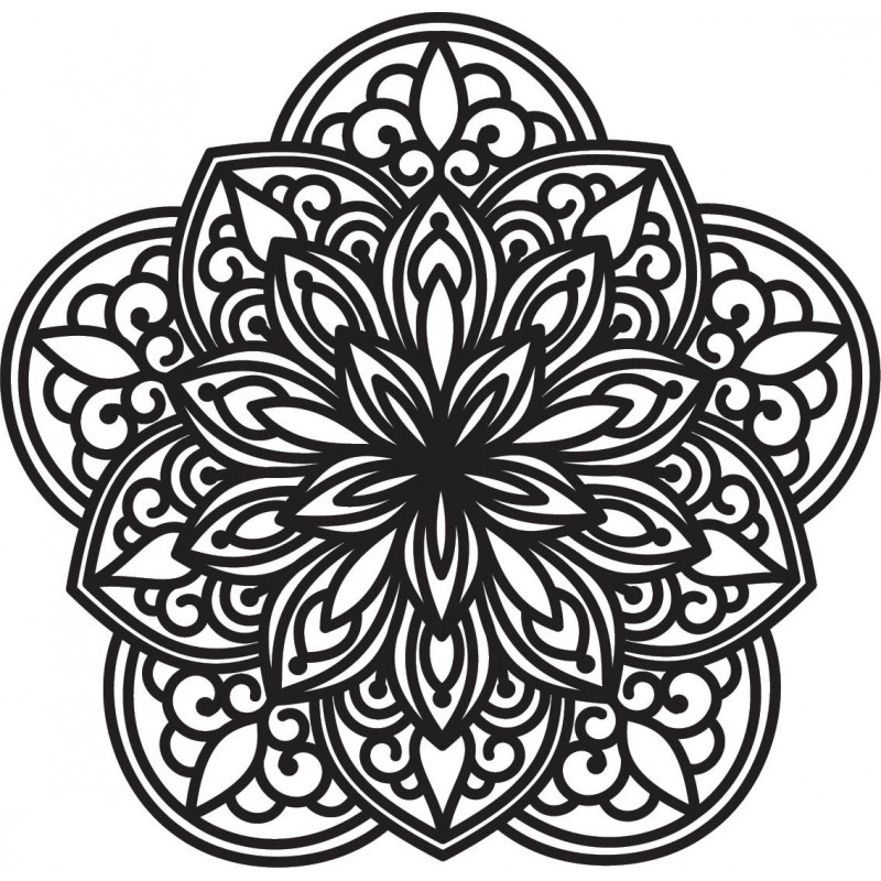 Kouzelná mandala na zeď