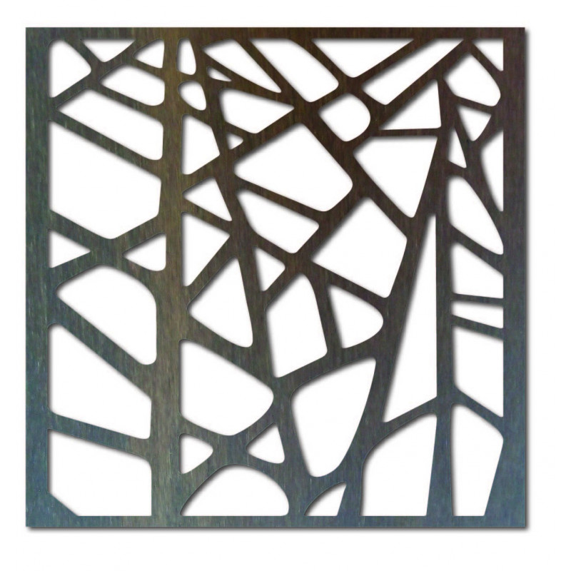 Vyřezávaný dřevěný obraz na stěnu z překližkového ornamentu