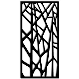 Vyřezávaný dřevěný obraz na zeď z překližky HUGO 2