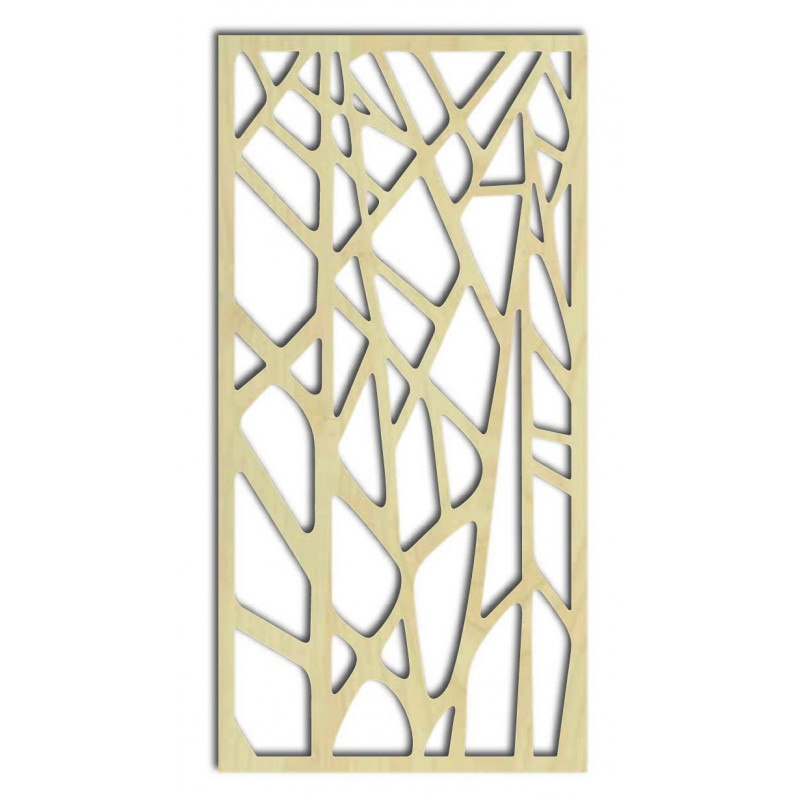 Vyřezávaný dřevěný obraz na zeď z překližky HUGO