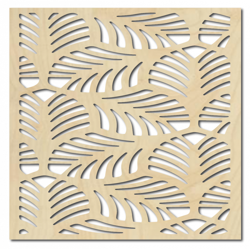 Vyřezávaný Dřevěný obraz na stěnu z překližky kvádr