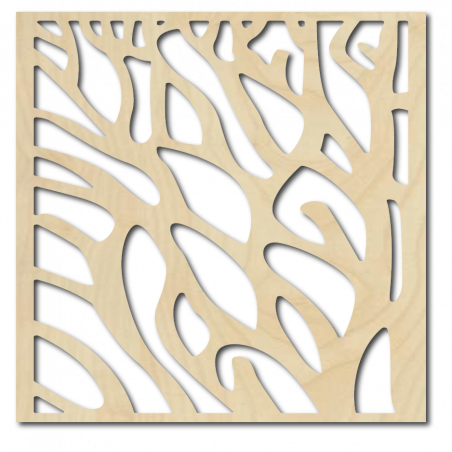 Vyřezávaný obraz na stenuz dřevěné překližky STROM