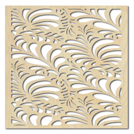 Vyřezávaný dřevěný překližkový obraz na zeď květina LUPENE Vyřezávaný dřevěný překližkový obraz na zeď květina LUPENE