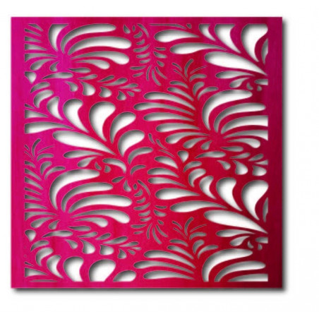 Vyřezávaný dřevěný překližkový obraz na zeď květina LUPENE Vyřezávaný dřevěný překližkový obraz na zeď květina LUPENE