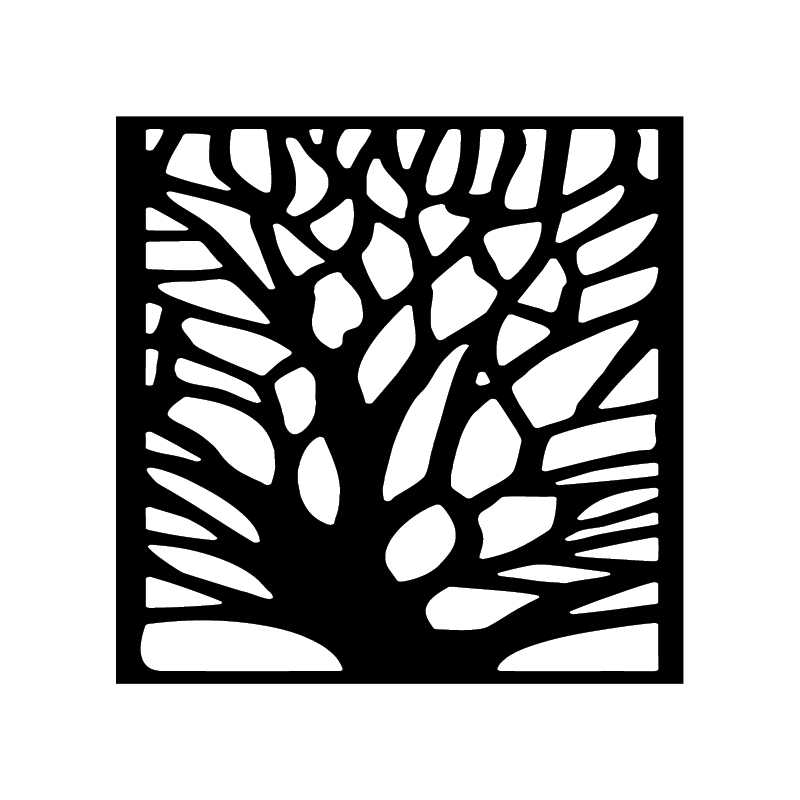 Vyřezávaný obraz na zeď z dřevěné překližky strom OŘECH