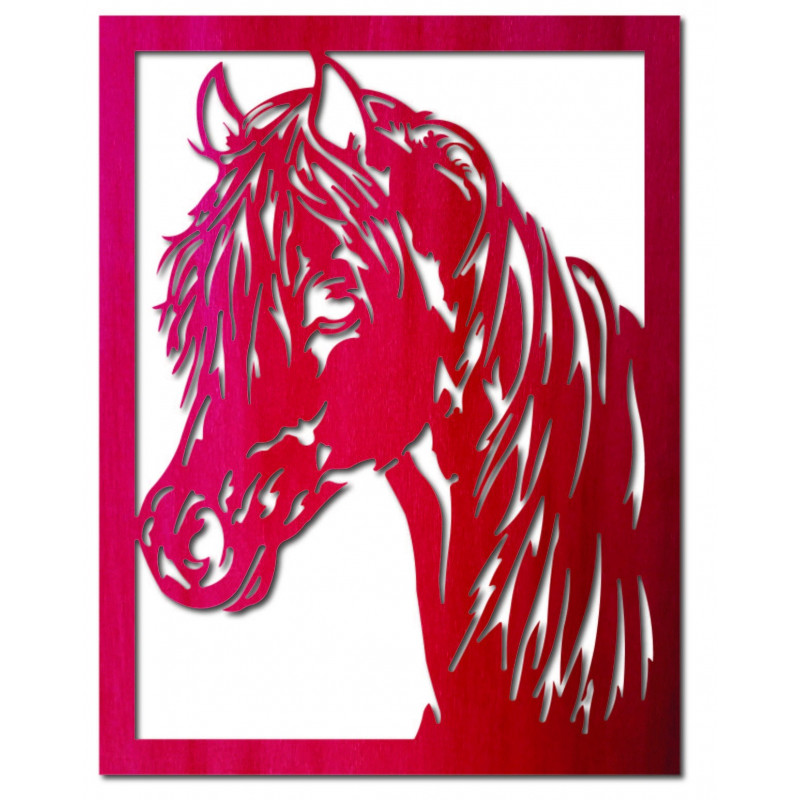 Vyřezávaný obraz na zeď z dřevěné překližky...