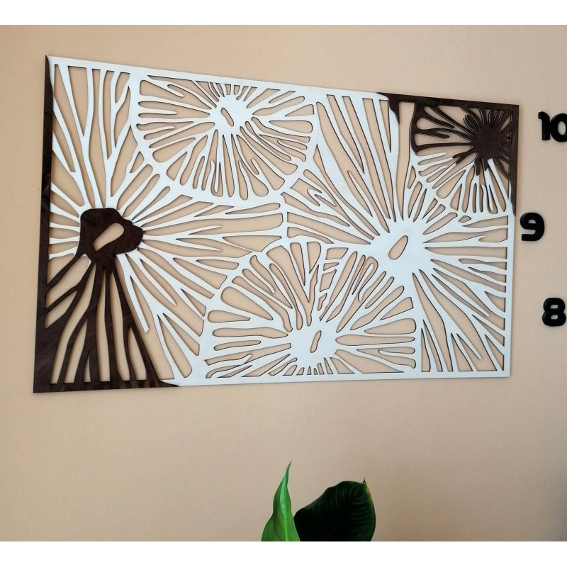 Vyřezávaný obraz na stěnu z dřevěné překližky...