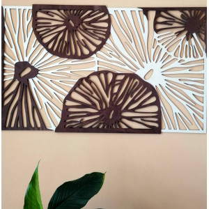 Vyřezávaný obraz na zeď - ABSTRIK 2
