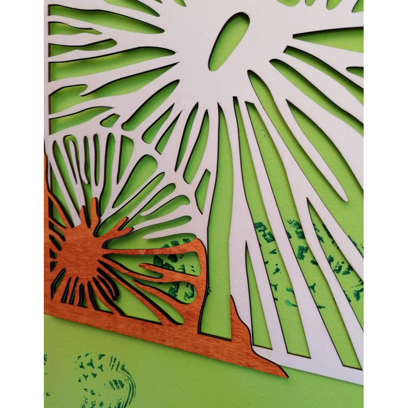 Vyřezávaný obraz na zeď - ALENKA