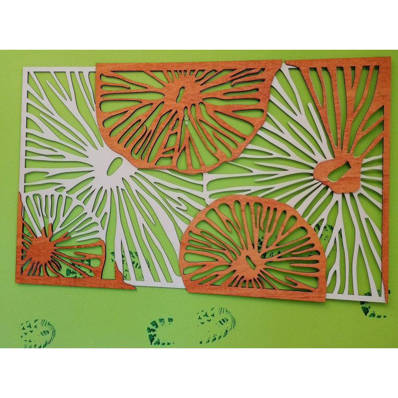 Vyřezávaný obraz na stěnu z dřevěné překližky...