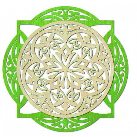 Dřevěný obraz, elegantní dekorace na zeď - FANTASIA