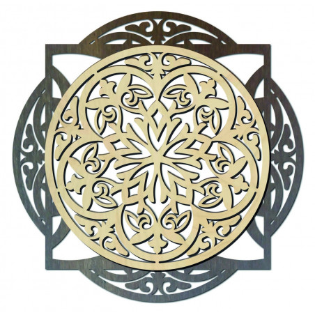 Dřevěný obraz, elegantní dekorace na zeď - FANTASIA