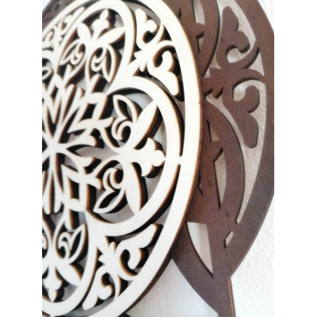 Podmanivý obraz na zeď z dřevěné překližky HAFFRA Podmanivý obraz na zeď z dřevěné překližky HAFFRA