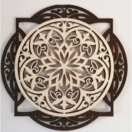 Podmanivý obraz na zeď z dřevěné překližky HAFFRA Podmanivý obraz na zeď z dřevěné překližky HAFFRA