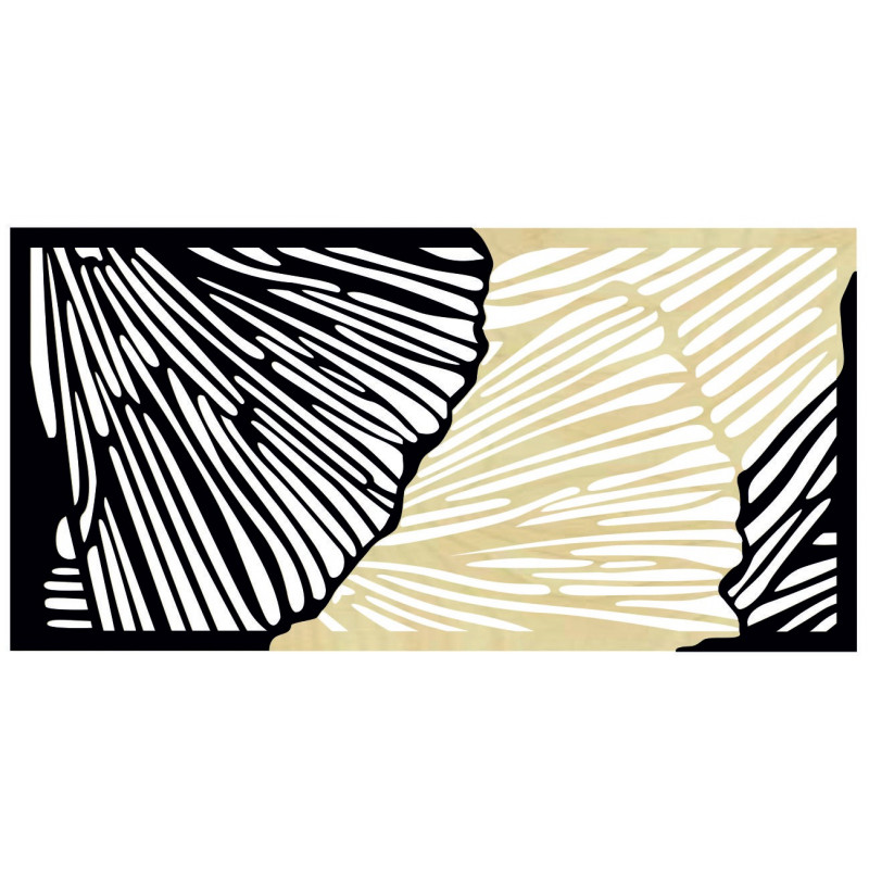 Vkusný 3D obraz na zeď z překližky