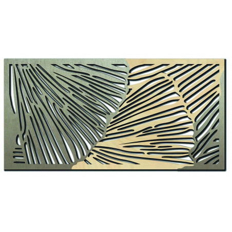 Vkusný 3D obraz na stěnu z překližky zadní část Topol originál, barva přední části dle výběru Vkusný 3D obraz na stěnu z překližky zadní část Topol originál, barva přední části dle výběru