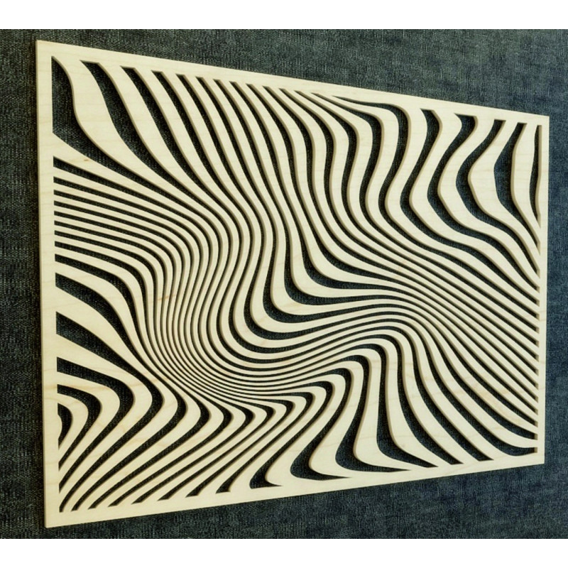 Kouzelný obraz na zeď z dřevěné překližky