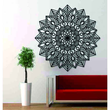 Dřevěná mandala na stěnu harmonická energie - RANGE
