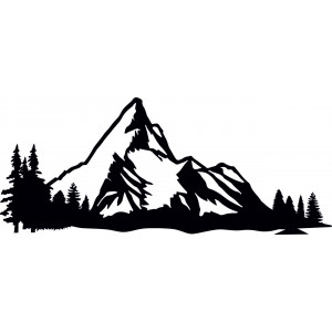 Hory obraz na zeď z dřevěné překližky příroda 2