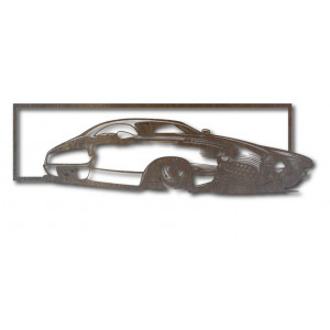 Exkluzivní obraz na stěnu auto z dřevěné překližky historie 2