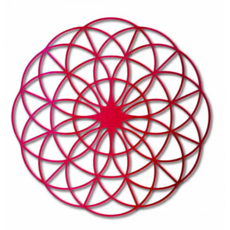 Kouzelná dřevěná mandala na zeď - Kruhy I průměr FI 50, 60, 70, 80, 90, cm