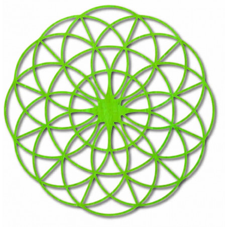 Kouzelná dřevěná mandala na zeď - Kruhy I průměr FI 50, 60, 70, 80, 90, cm