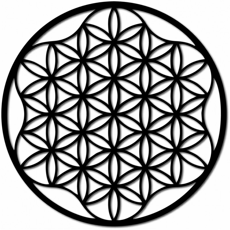 Obraz mandala na stěnu z překližky do 120 cm