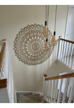 Photo from customer for Dřevěná mandala na stěně - dokonalý obraz pro harmonii v prostoru